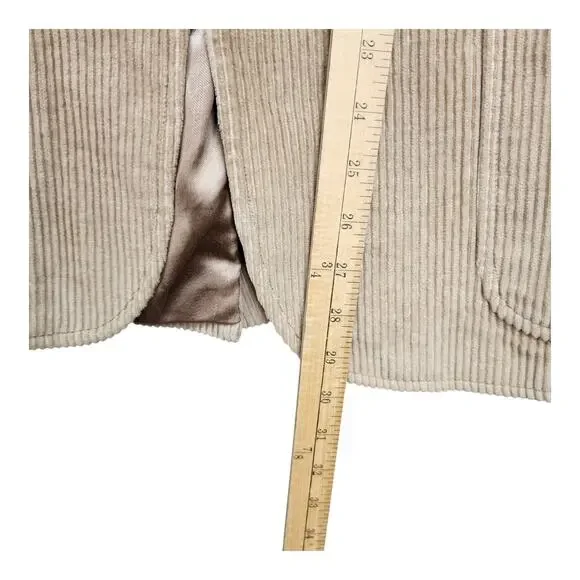 Vintage Collage Hall Blazer Mens 39R Brown Corduroy Sport Jacket Elbow Patches - Picture 16 of 16